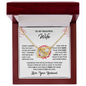 To My Beautiful Wife | Interlocking Hearts necklace